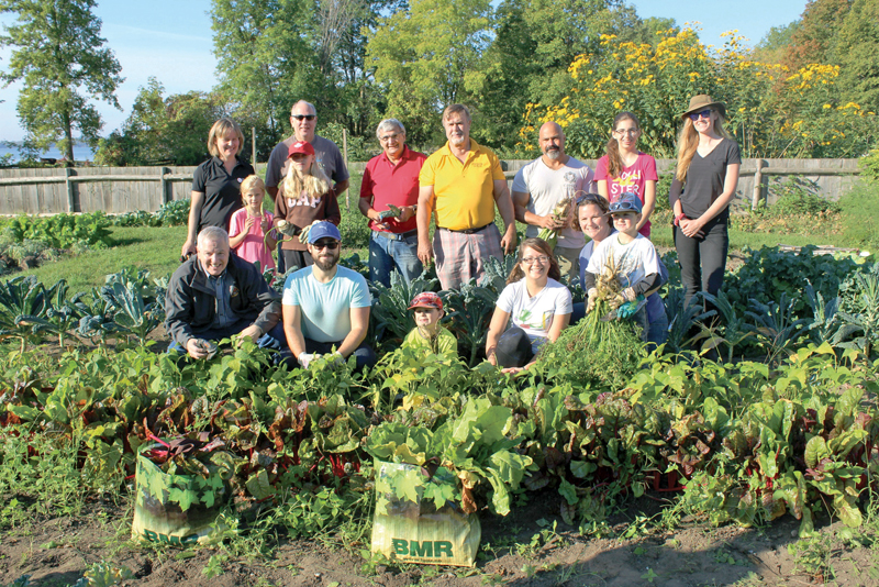 Fall gleaning at Upper Canada Village