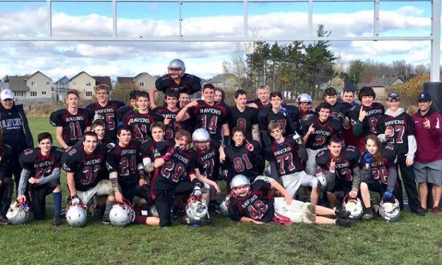 Junior Boys Ravens win EOSSAA football championship