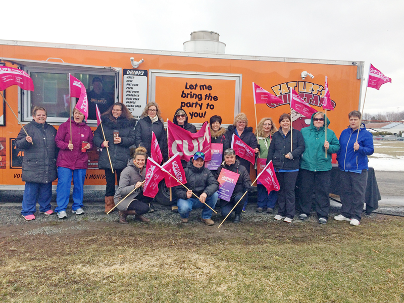 WDMH CUPE union workers rally for rights