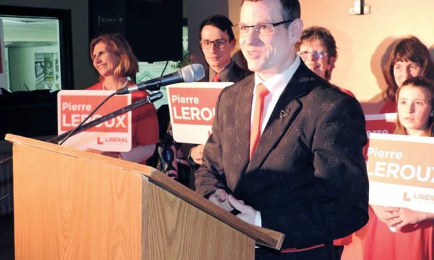 Leroux nomination party filled with cheers and applause
