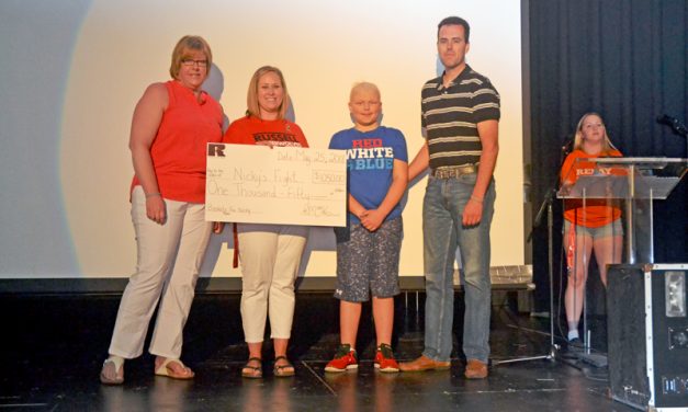 Recognizing a community member during Relay for Life