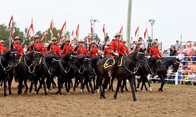 RCMP Musical Ride event and Canadian Canines pay tribute to Pitre