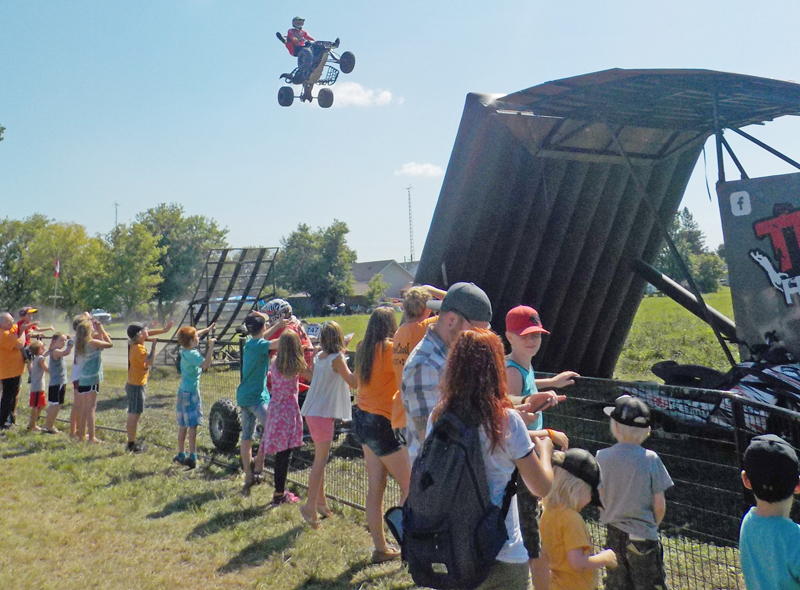 Art, curds and stunt drivers mix it up at annual festival