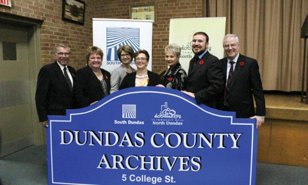 Dundas County Archives dedication