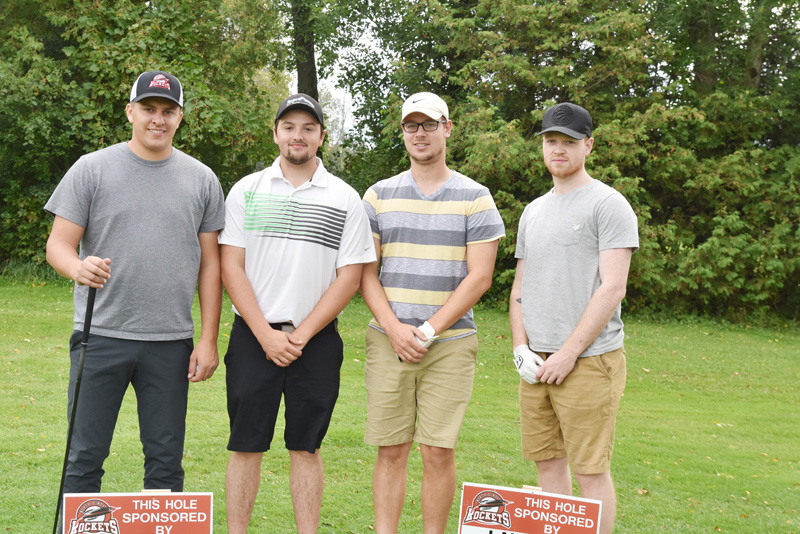 Rockets move to the golf course for a fundraiser