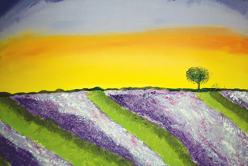 Colourful entries in spring art contest