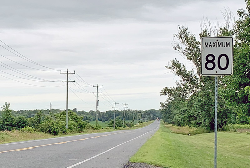 Some local road speeds in North Dundas have been reduced