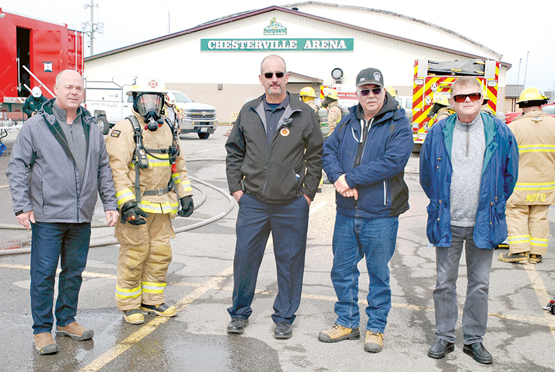 North Dundas firefighters train together in Chesterville