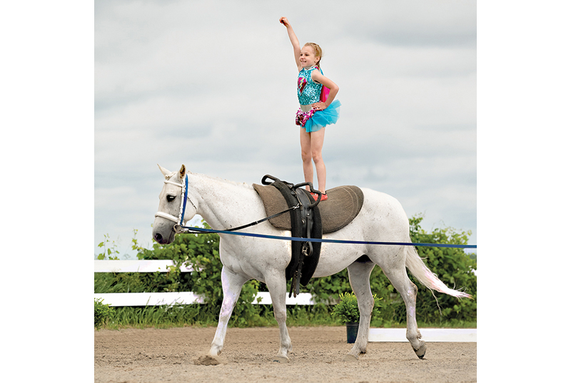 Equestrian vaulting in Chesterville