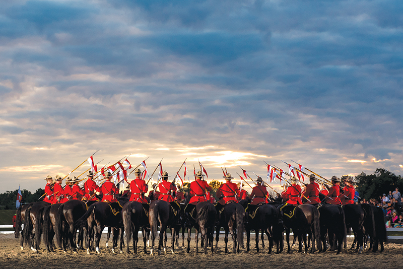 Russell Lions Club welcomes RCMP Musical Ride to Russell Fair Grounds