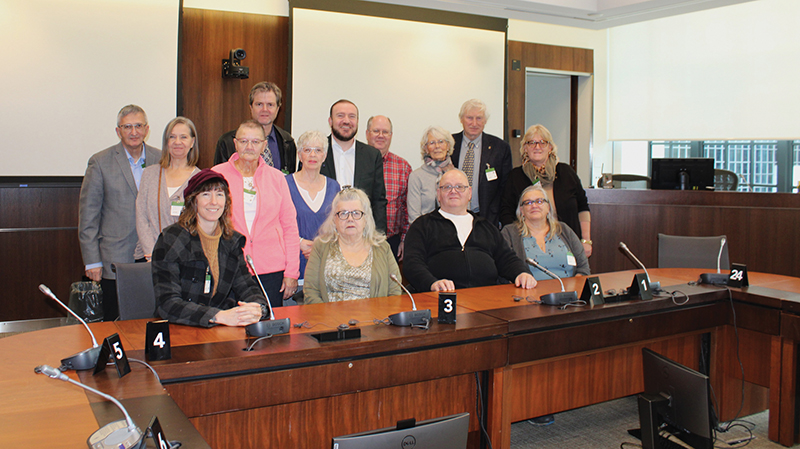 Chesterville Rotary Club members visit Parliament in Ottawa and the Canadian Senate