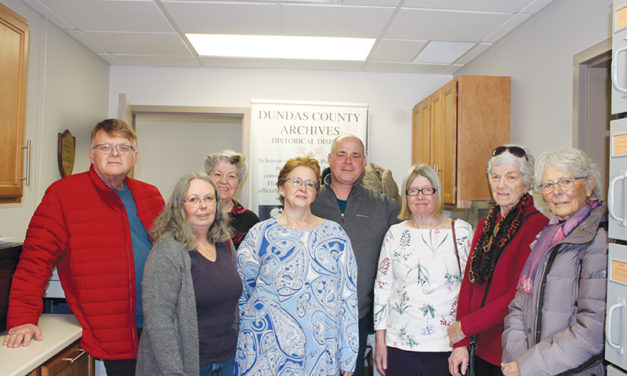 Chesterville & District Historical Society visits the Dundas County Archives